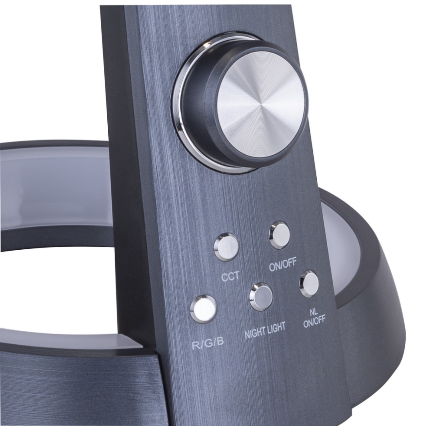 Globo 58376B - LED RGB Lampa stołowa ściemnialna  MITTI 1xLED/8W/230V + LED/2W