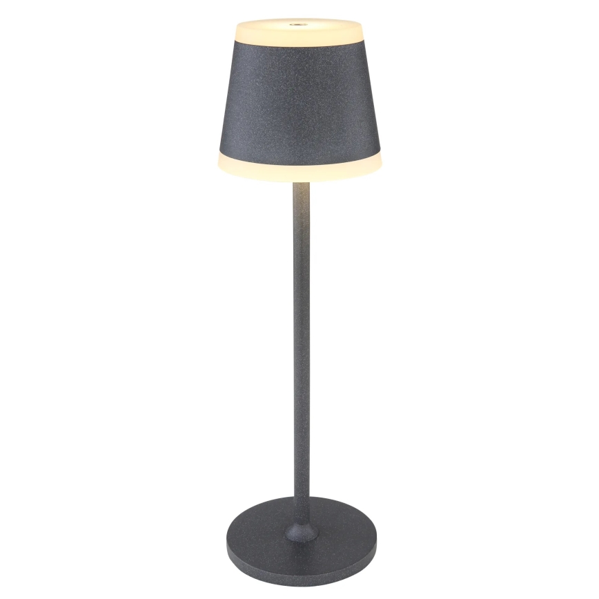 Globo - LED Ściemnialna akumulatorowa dotykowa lampa stołowa LED/4,6W/3,7V 3000K 1800mAh szara IP54