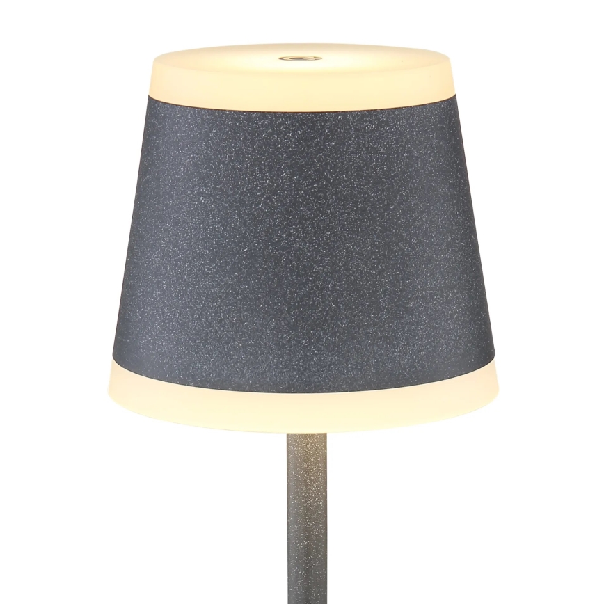 Globo - LED Ściemnialna akumulatorowa dotykowa lampa stołowa LED/4,6W/3,7V 3000K 1800mAh szara IP54