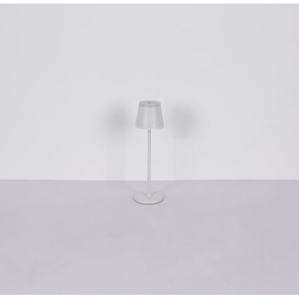 Globo - LED regulowana dotykowa lampka stołowa z ładowaniem LED/4,6W/230V 1800 mAh USB IP54 biała