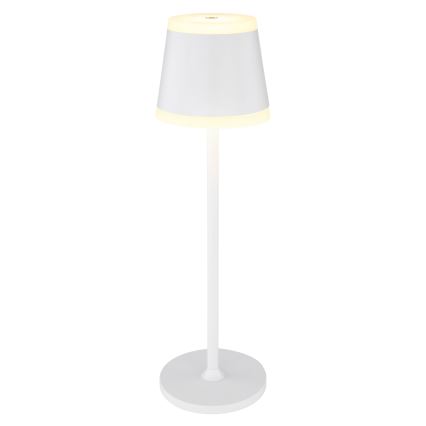 Globo - LED Ściemnialna akumulatorowa dotykowa lampa stołowa LED/4,6W/230V 1800 mAh USB IP54 biała