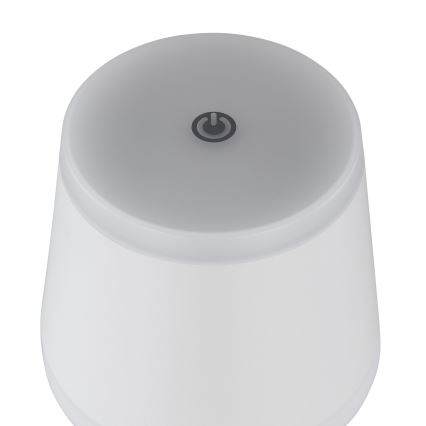 Globo - LED Ściemnialna akumulatorowa dotykowa lampa stołowa LED/4,6W/230V 1800 mAh USB IP54 biała