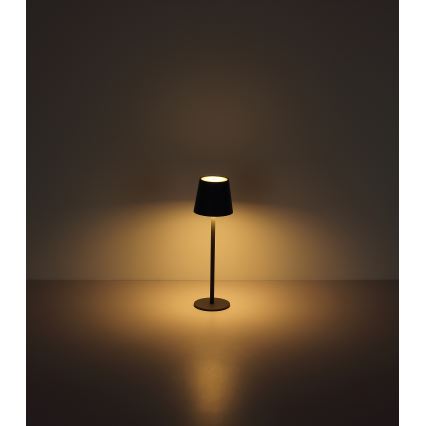 Globo - LED Ściemnialna dotykowa zewnętrzny lampa LED/3W/3,7V IP44 1800 mAh USB czarny