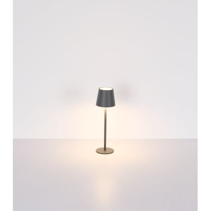 Globo - LED Ściemnialna dotykowa zewnętrzny lampa LED/3W/3,7V IP44 1800 mAh USB czarny