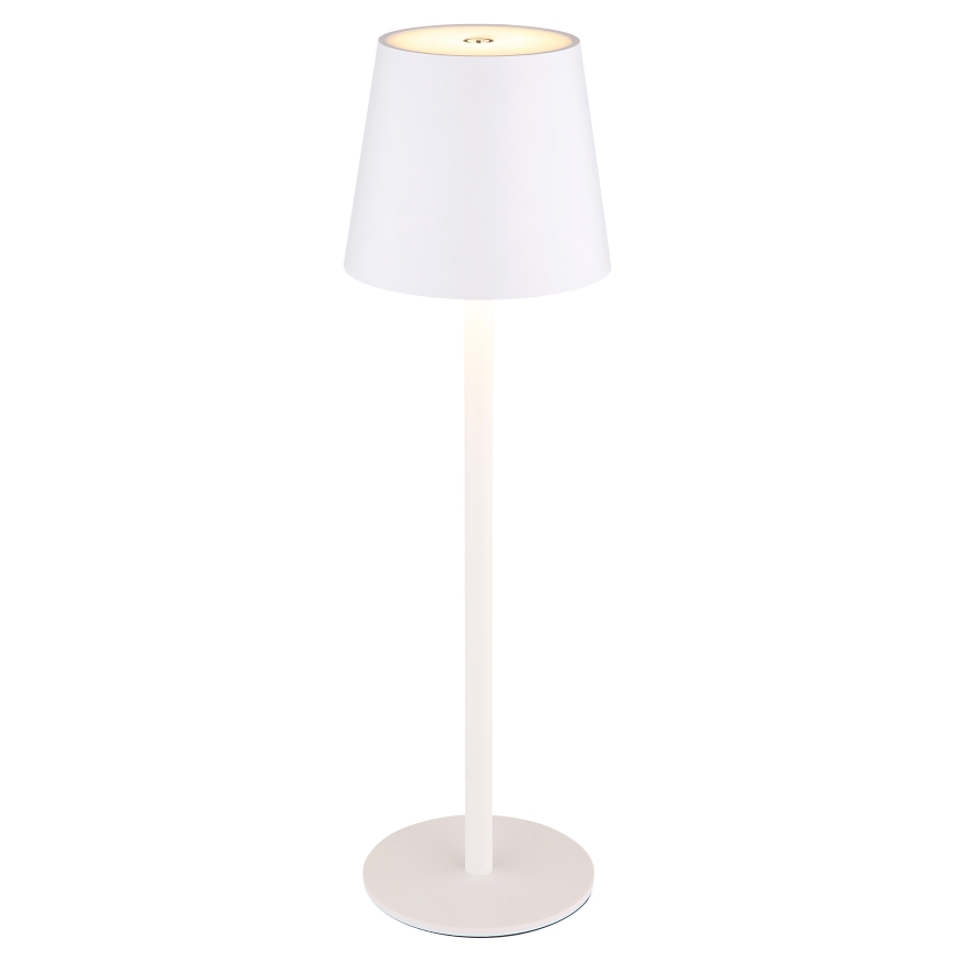 Globo - LED Ściemnialna dotykowa zewnętrzny lampa LED/3W/3,7V IP44 1800 mAh USB biały