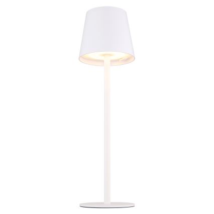 Globo - LED Ściemnialna dotykowa zewnętrzny lampa LED/3W/3,7V IP44 1800 mAh USB biały
