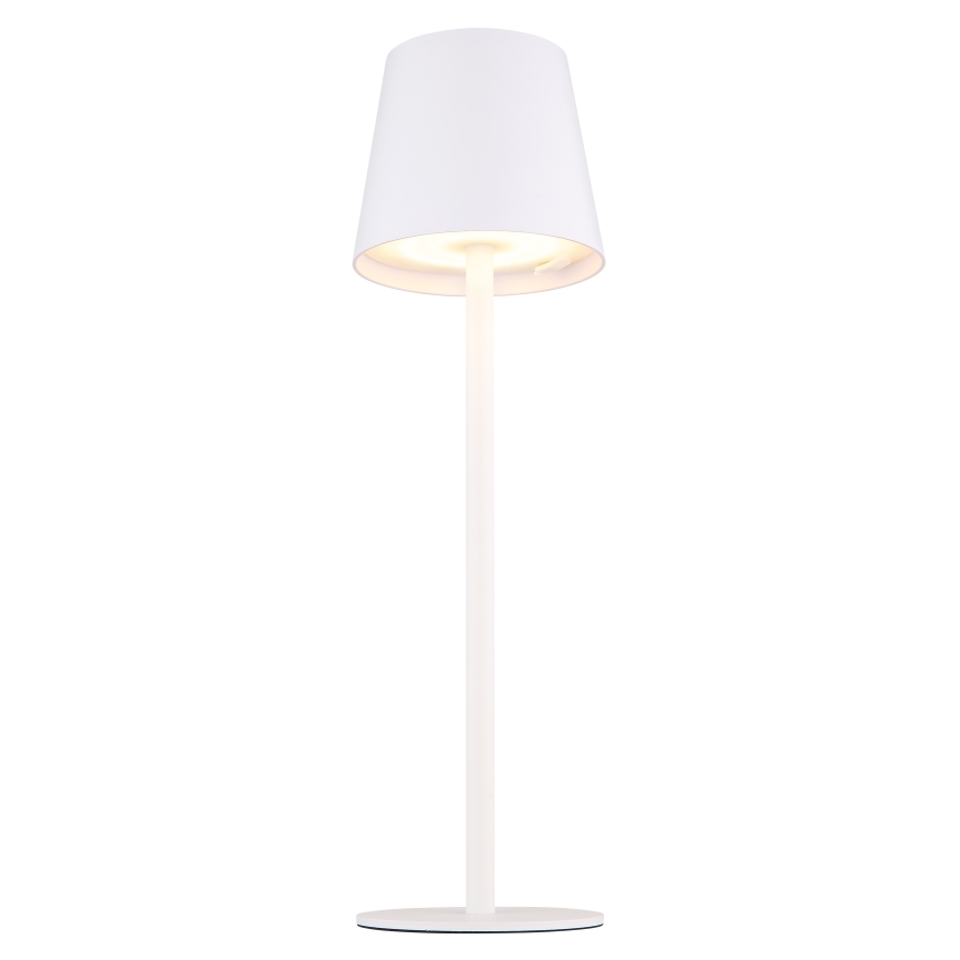 Globo - LED Ściemnialna dotykowa zewnętrzny lampa LED/3W/3,7V IP44 1800 mAh USB biały
