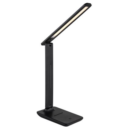 Globo - LED dotykowa lampa stołowa z regulacją jasności LED/5W/230V 2700/4000/6500K czarna