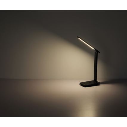 Globo - LED dotykowa lampa stołowa z regulacją jasności LED/5W/230V 2700/4000/6500K czarna
