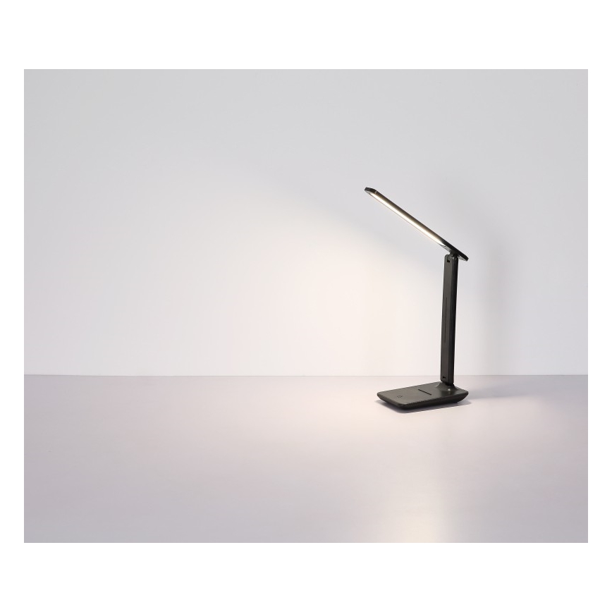 Globo - LED dotykowa lampa stołowa z regulacją jasności LED/5W/230V 2700/4000/6500K czarna