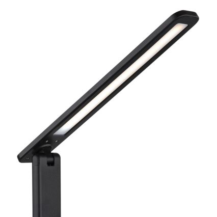 Globo - LED Dotykowa ściemnialna akumulatorowa lampa stołowa LED/5W/5V 2700/4000/6500K 1800 mAh czarna