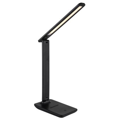 Globo - LED Dotykowa ściemnialna akumulatorowa lampa stołowa LED/5W/5V 2700/4000/6500K 1800 mAh czarna