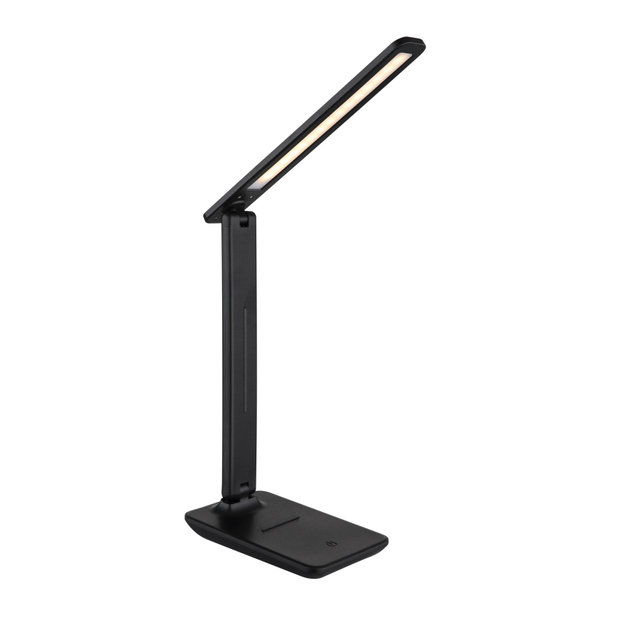 Globo - LED Dotykowa ściemnialna akumulatorowa lampa stołowa LED/5W/5V 2700/4000/6500K 1800 mAh czarna