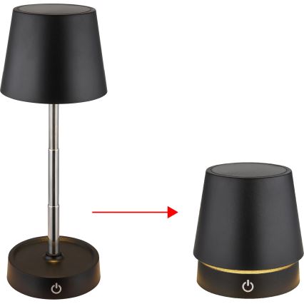 Globo - LED ściemniana dotykowa ładowalna lampka biurkowa LED/1,2W/5V 1200 mAh