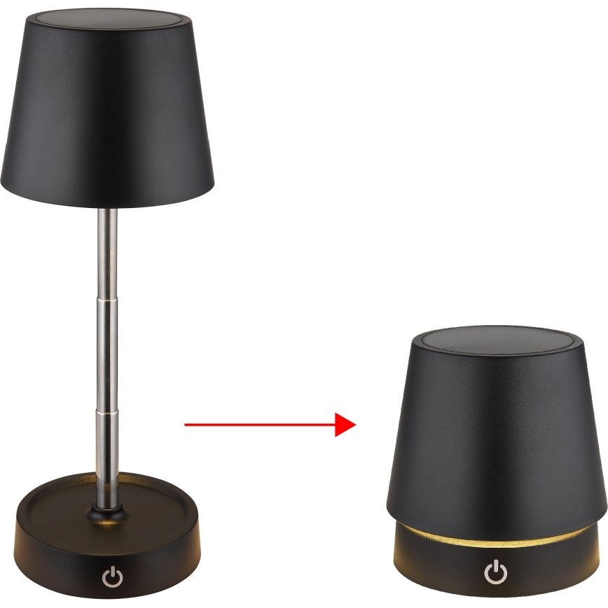 Globo - LED ściemniana dotykowa ładowalna lampka biurkowa LED/1,2W/5V 1200 mAh