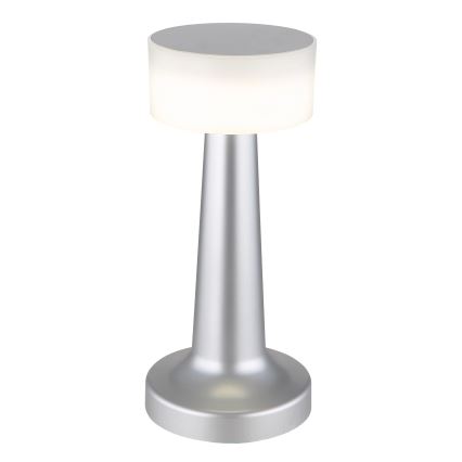 Globo - LED Ściemnialna dotykowa lampa stołowa LED/1W/3,7V 2700K/4000K/6500K 800 mAh USB matowy chrom