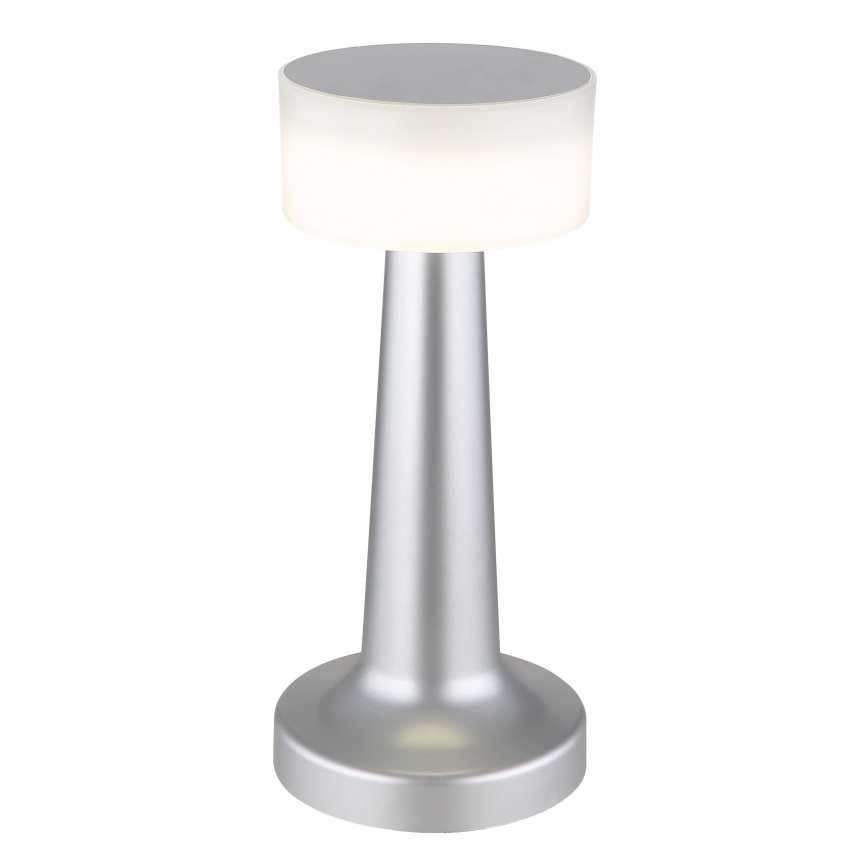 Globo - LED Ściemnialna dotykowa lampa stołowa LED/1W/3,7V 2700K/4000K/6500K 800 mAh USB matowy chrom