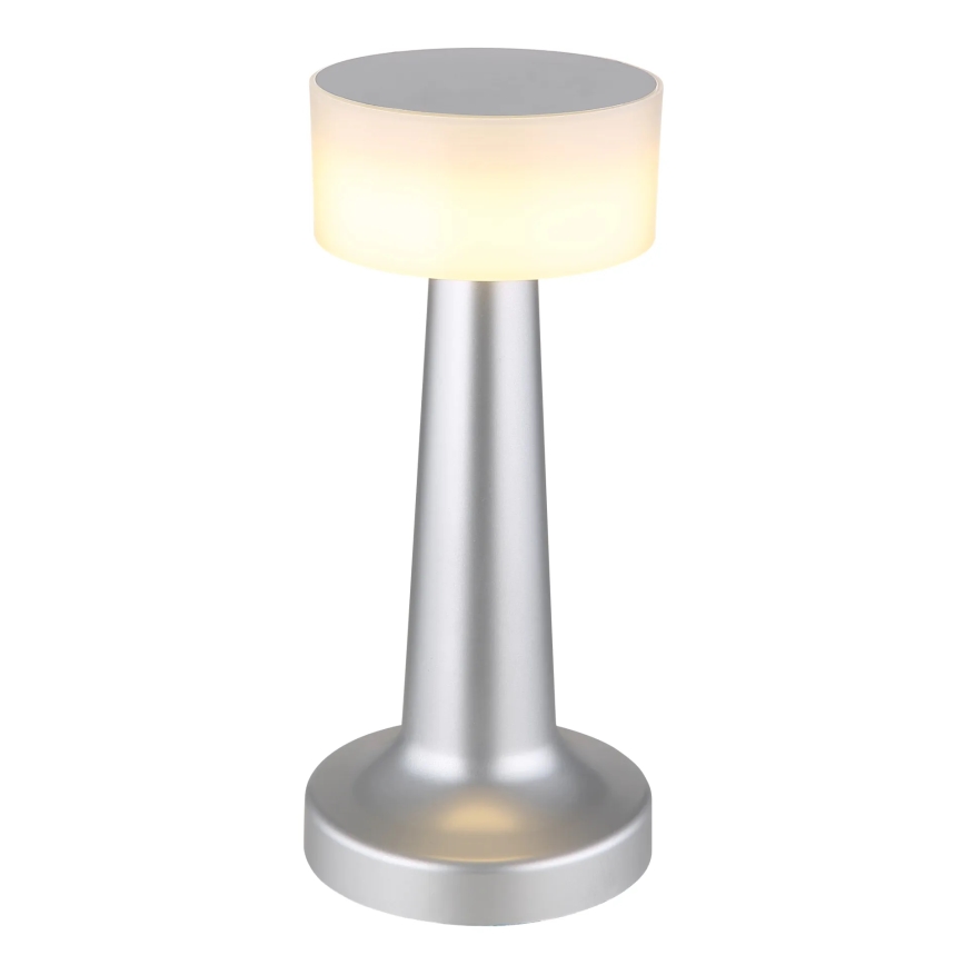 Globo - LED Ściemnialna dotykowa lampa stołowa LED/1W/3,7V 2700K/4000K/6500K 800 mAh USB matowy chrom