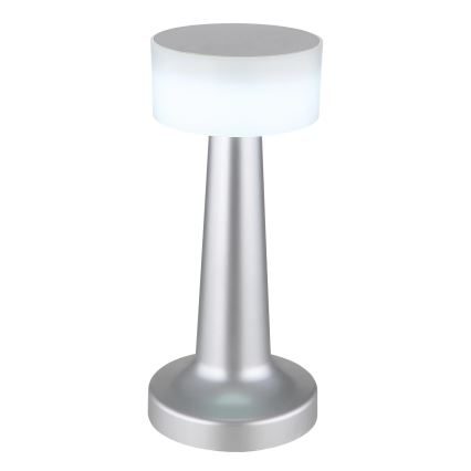 Globo - LED Ściemnialna dotykowa lampa stołowa LED/1W/3,7V 2700K/4000K/6500K 800 mAh USB matowy chrom