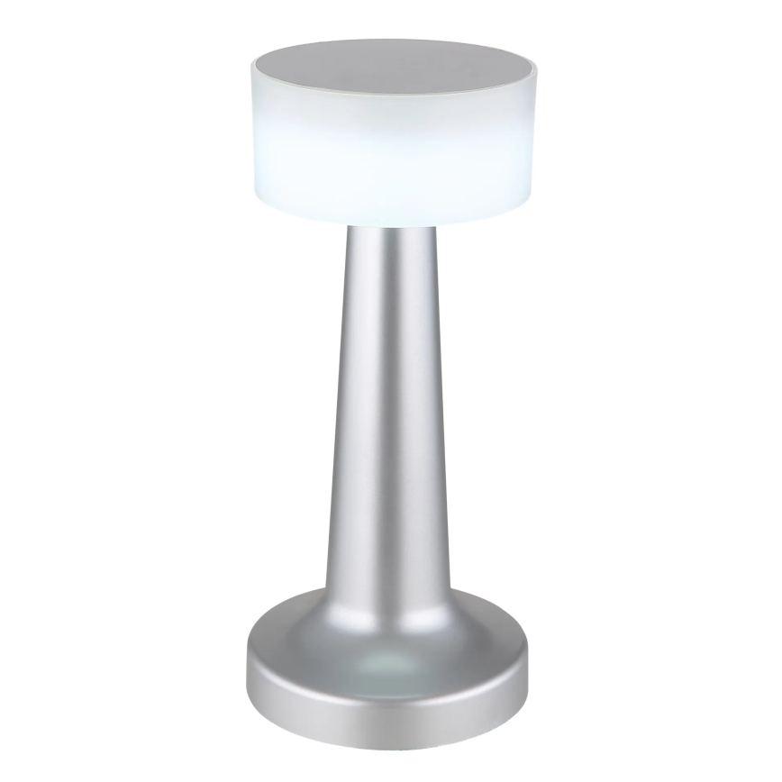 Globo - LED Ściemnialna dotykowa lampa stołowa LED/1W/3,7V 2700K/4000K/6500K 800 mAh USB matowy chrom