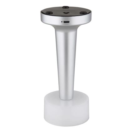 Globo - LED Ściemnialna dotykowa lampa stołowa LED/1W/3,7V 2700K/4000K/6500K 800 mAh USB matowy chrom