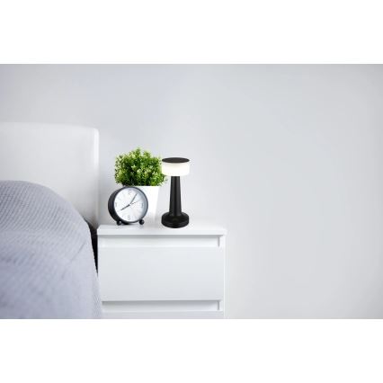 Globo - LED Ściemnialna dotykowa lampa stołowa LED/1W/3,7V 2700K/4000K/6500K 800 mAh USB czarna