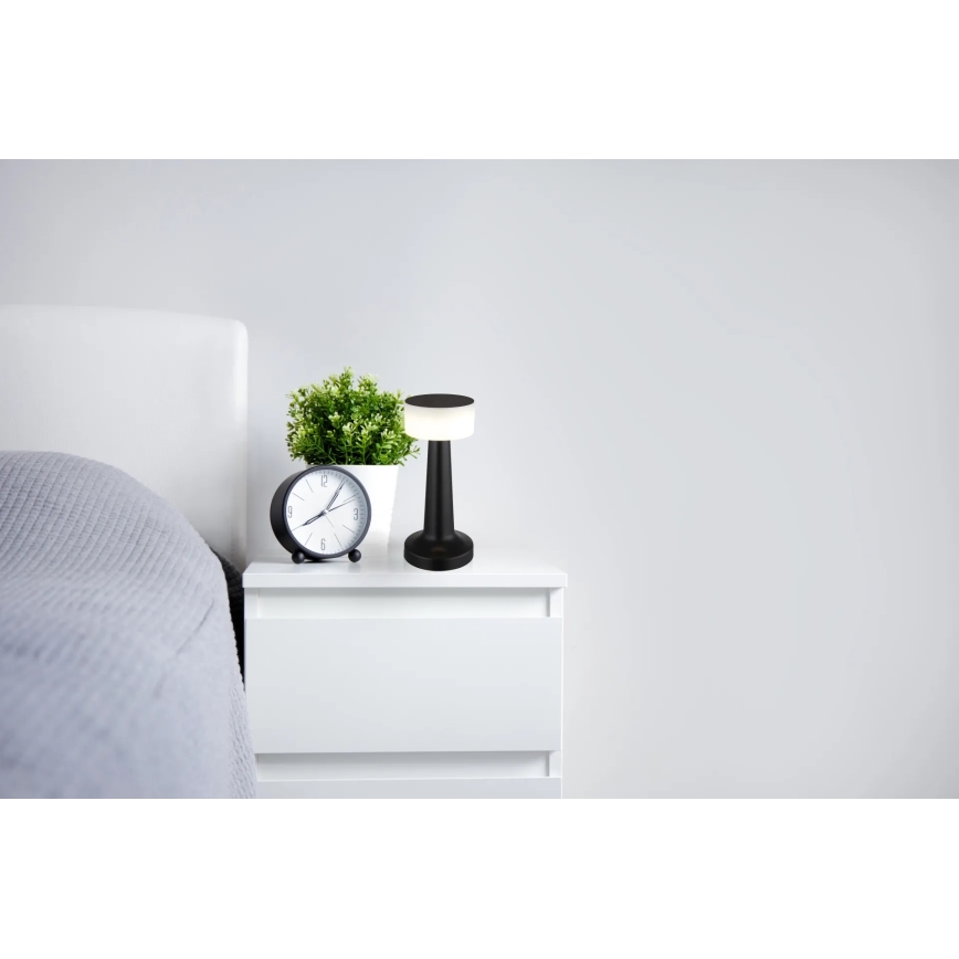 Globo - LED Ściemnialna dotykowa lampa stołowa LED/1W/3,7V 2700K/4000K/6500K 800 mAh USB czarna