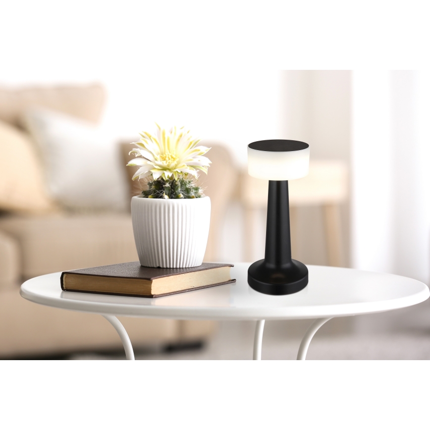 Globo - LED Ściemnialna dotykowa lampa stołowa LED/1W/3,7V 2700K/4000K/6500K 800 mAh USB czarna
