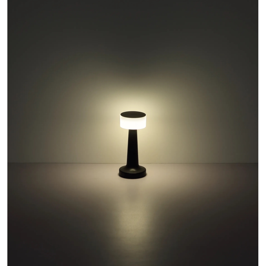 Globo - LED Ściemnialna dotykowa lampa stołowa LED/1W/3,7V 2700K/4000K/6500K 800 mAh USB czarna