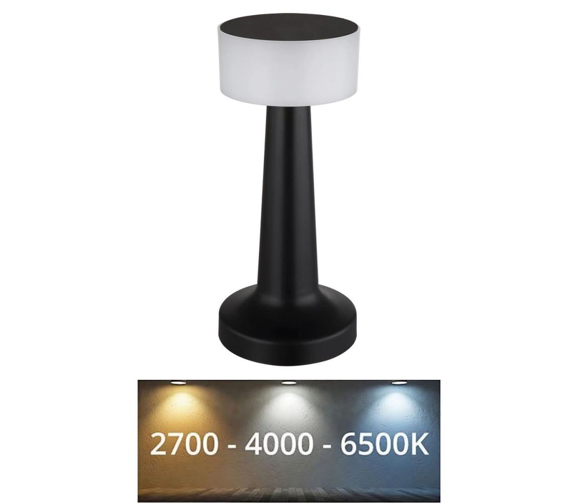 Globo 58447S - LED Ściemnialna dotykowa lampa stołowa ANGELIKA LED/1W/3,7V czarna