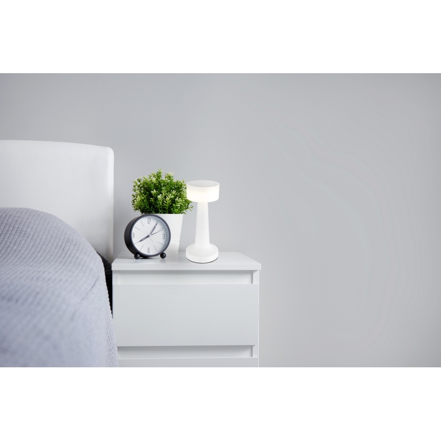 Globo - LED dotykowa lampa stołowa ściemnialna LED/1W/3,7V 2700K/4000K/6500K 800 mAh USB biała