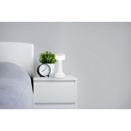 Globo - LED Ściemnialna dotykowa lampa stołowa LED/1W/3,7V 2700K/4000K/6500K 800 mAh USB biała