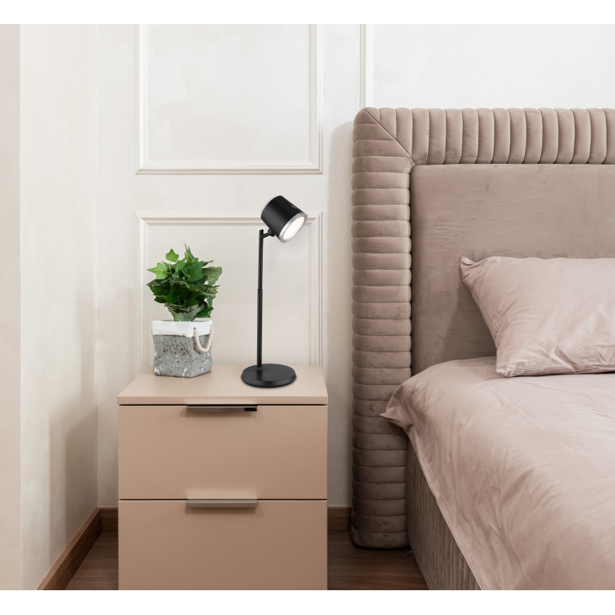 Globo - LED dotykowa lampa stołowa 4w1 ściemnialna LED/6W/3,7V 3000K/4000K/6500K 1500 mAh USB czarna