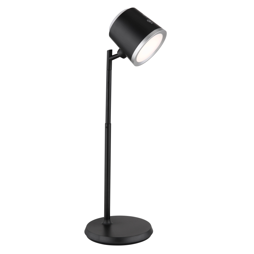 Globo - LED Ściemnialna dotykowa lampa stołowa 4w1 LED/6W/3,7V 3000K/4000K/6500K 1500 mAh USB czarna