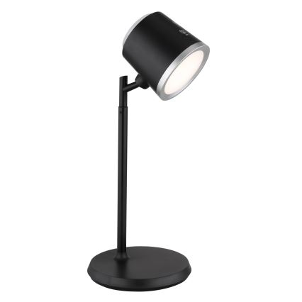 Globo - LED Ściemnialna dotykowa lampa stołowa 4w1 LED/6W/3,7V 3000K/4000K/6500K 1500 mAh USB czarna