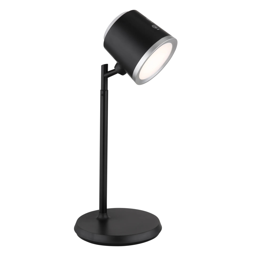 Globo - LED Ściemnialna dotykowa lampa stołowa 4w1 LED/6W/3,7V 3000K/4000K/6500K 1500 mAh USB czarna