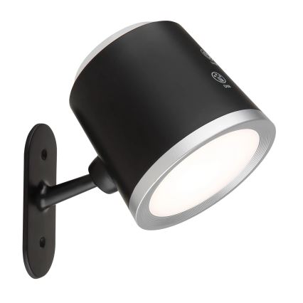Globo - LED Ściemnialna dotykowa lampa stołowa 4w1 LED/6W/3,7V 3000K/4000K/6500K 1500 mAh USB czarna