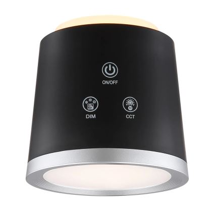 Globo - LED Ściemnialna dotykowa lampa stołowa 4w1 LED/6W/3,7V 3000K/4000K/6500K 1500 mAh USB czarna