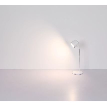 Globo - LED Ściemnialna dotykowa lampa stołowa 4w1 LED/6W/3,7V 3000K/4000K/6500K 1500 mAh USB biała