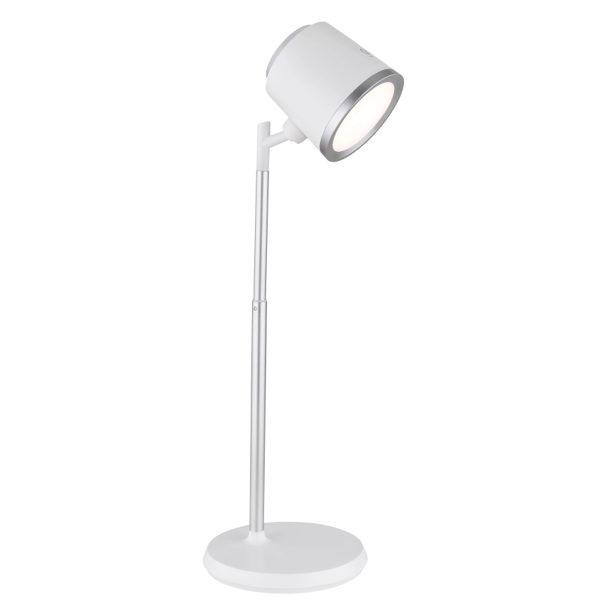 Globo - LED Ściemnialna dotykowa lampa stołowa 4w1 LED/6W/3,7V 3000K/4000K/6500K 1500 mAh USB biała