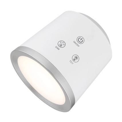Globo - LED Ściemnialna dotykowa lampa stołowa 4w1 LED/6W/3,7V 3000K/4000K/6500K 1500 mAh USB biała
