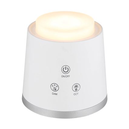 Globo - LED Ściemnialna dotykowa lampa stołowa 4w1 LED/6W/3,7V 3000K/4000K/6500K 1500 mAh USB biała