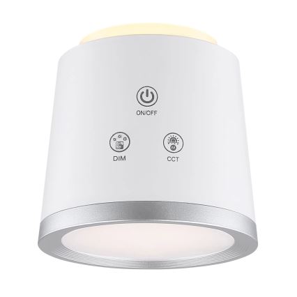 Globo - LED Ściemnialna dotykowa lampa stołowa 4w1 LED/6W/3,7V 3000K/4000K/6500K 1500 mAh USB biała
