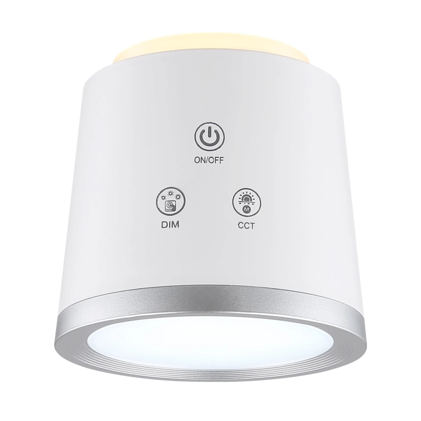 Globo - LED Ściemnialna dotykowa lampa stołowa 4w1 LED/6W/3,7V 3000K/4000K/6500K 1500 mAh USB biała