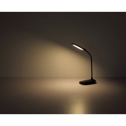 Globo - LED Ściemnialna dotykowa lampa stołowa LED/9W/230V 3000K/4000K/6500K CRI 90 czarna