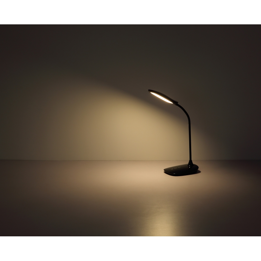 Globo - LED Ściemnialna dotykowa lampa stołowa LED/9W/230V 3000K/4000K/6500K CRI 90 czarna