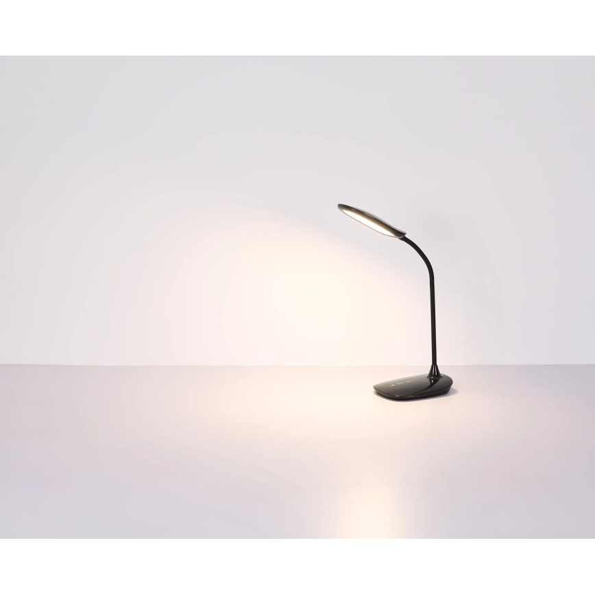 Globo - LED Ściemnialna dotykowa lampa stołowa LED/9W/230V 3000K/4000K/6500K CRI 90 czarna