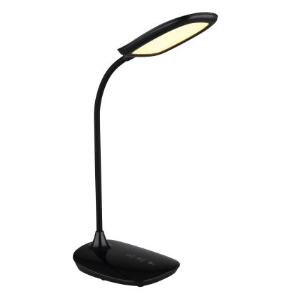 Globo - LED Ściemnialna dotykowa lampa stołowa LED/9W/230V 3000K/4000K/6500K CRI 90 czarna