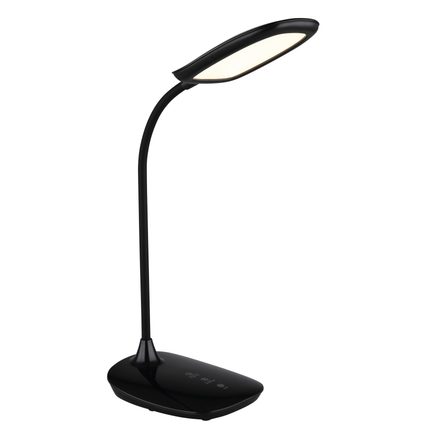 Globo - LED Ściemnialna dotykowa lampa stołowa LED/9W/230V 3000K/4000K/6500K CRI 90 czarna