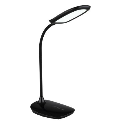 Globo - LED Ściemnialna dotykowa lampa stołowa LED/9W/230V 3000K/4000K/6500K CRI 90 czarna